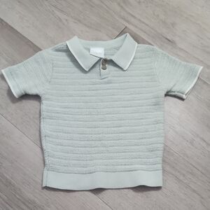 Lauren Conrad Kids Light Gray Polo Shirt